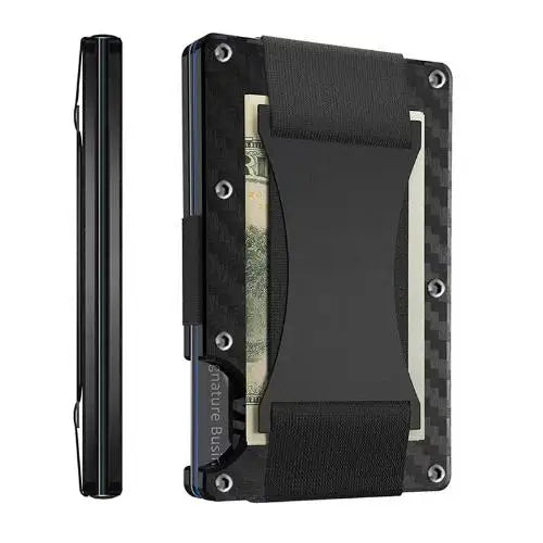 Forged Carbon Fiber Minimalist Slim Smart Wallet