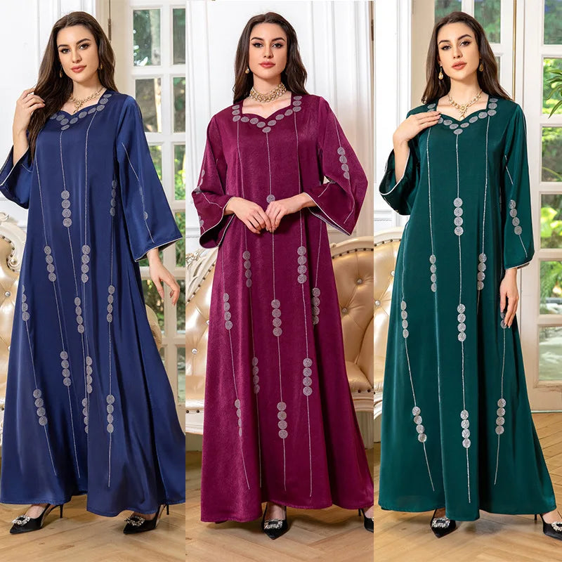 Women's Satin Abaya