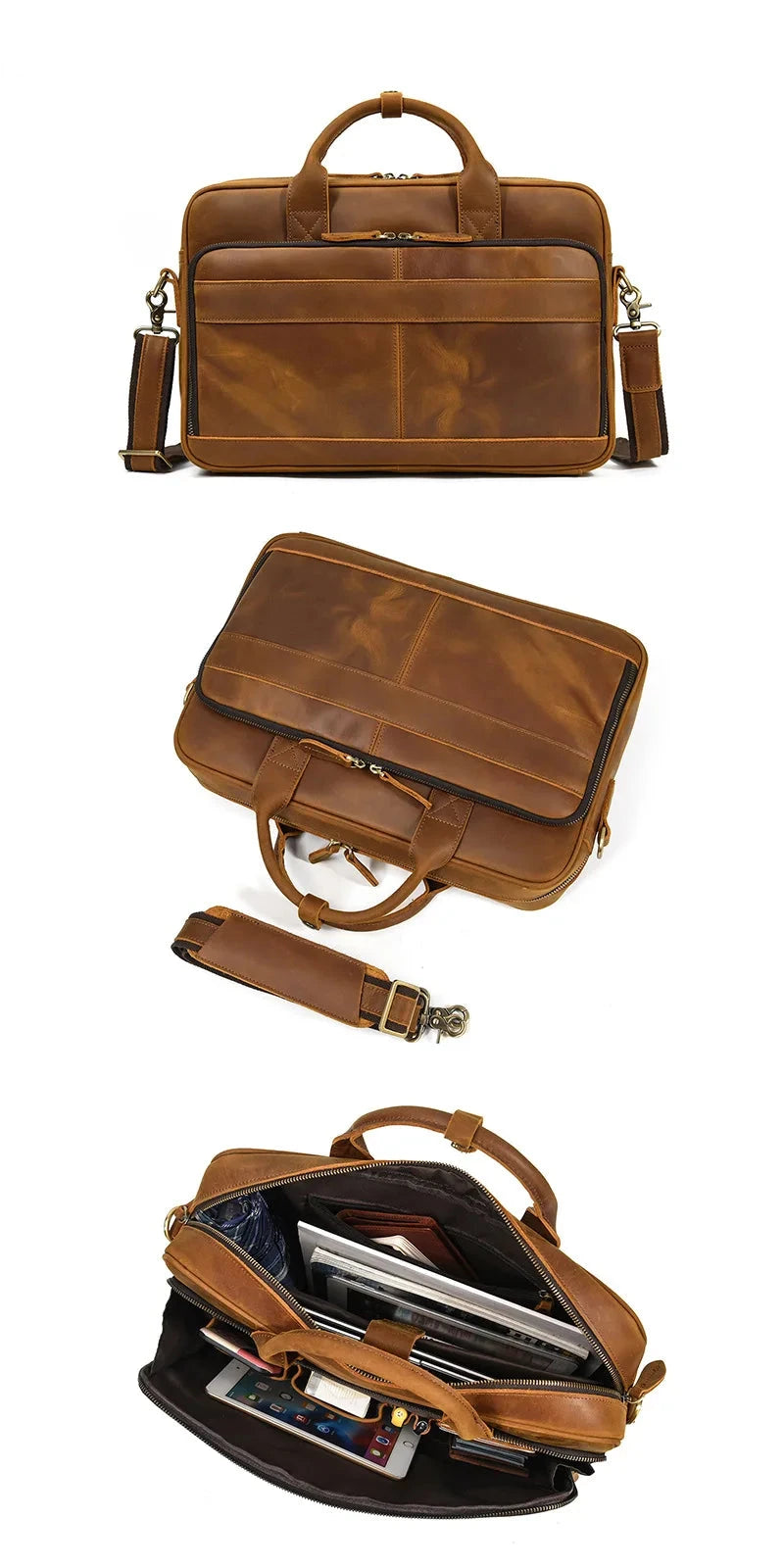 Genuine Leather Laptop Bag